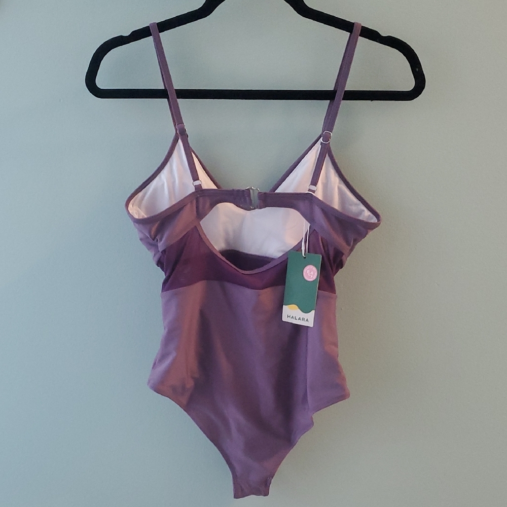 Halara Purple One-Piece Swimsuit